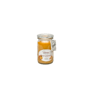 Zirben-Orangen Kerze Baby Jumbo im Weckglas