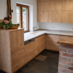 Moderne Küche nach Maß Holz Betonoptik München